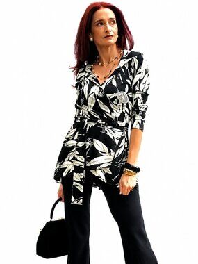 Mara Hoffman | 100% Silk Hooded Wrap Tunic